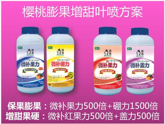 櫻桃用什么葉面肥？
